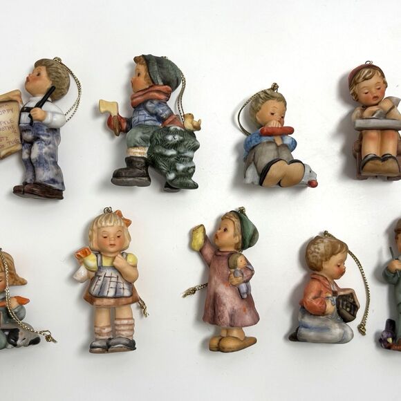 Lot of 11 3” Berta Hummel Goebel Christmas Holiday Ornaments 1997 - Children - Picture 3 of 7